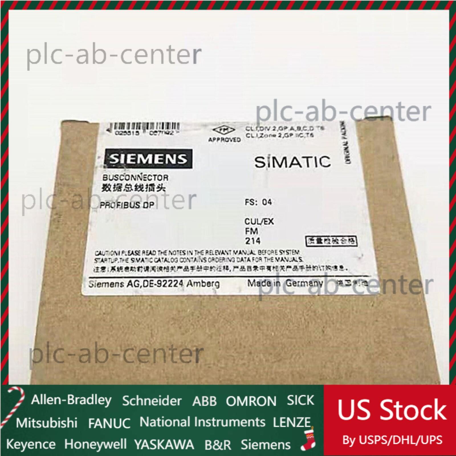 New Siemens Profibus DP Connector 6ES7972-0BA12-0XA0 6ES79720BA120XA0