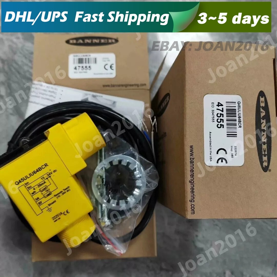 1pcs New BANNER Q45ULIU64BCR ultrasonic sensor -47555