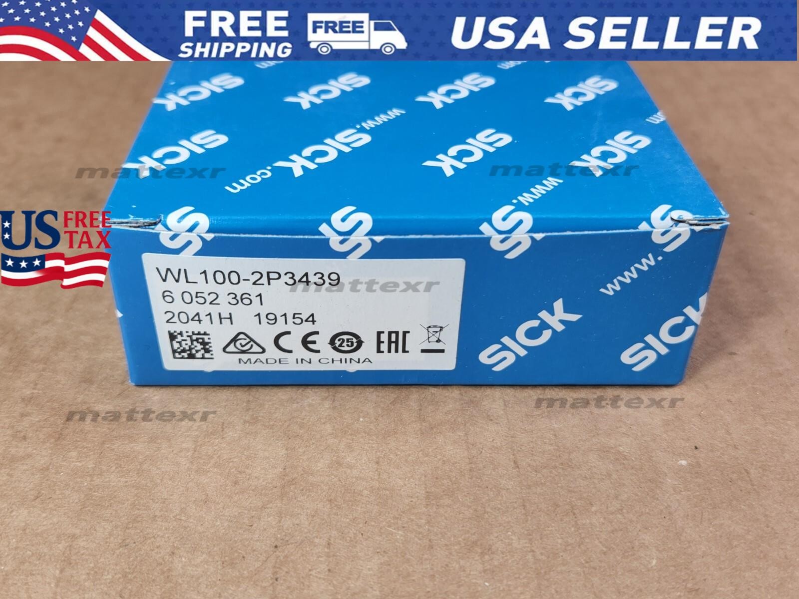 SICK WL100-2P3439 Photoelectric Sensor New One WL1002P3439 Free Shipping
