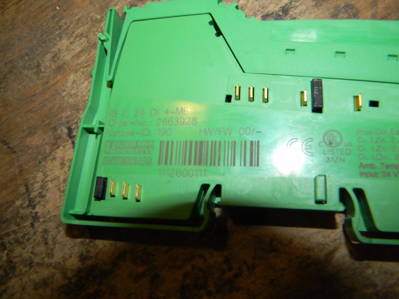 Phoenix Contact Inline, Digital input terminal, inputs: 4, 24 V DC, P/N 2863928