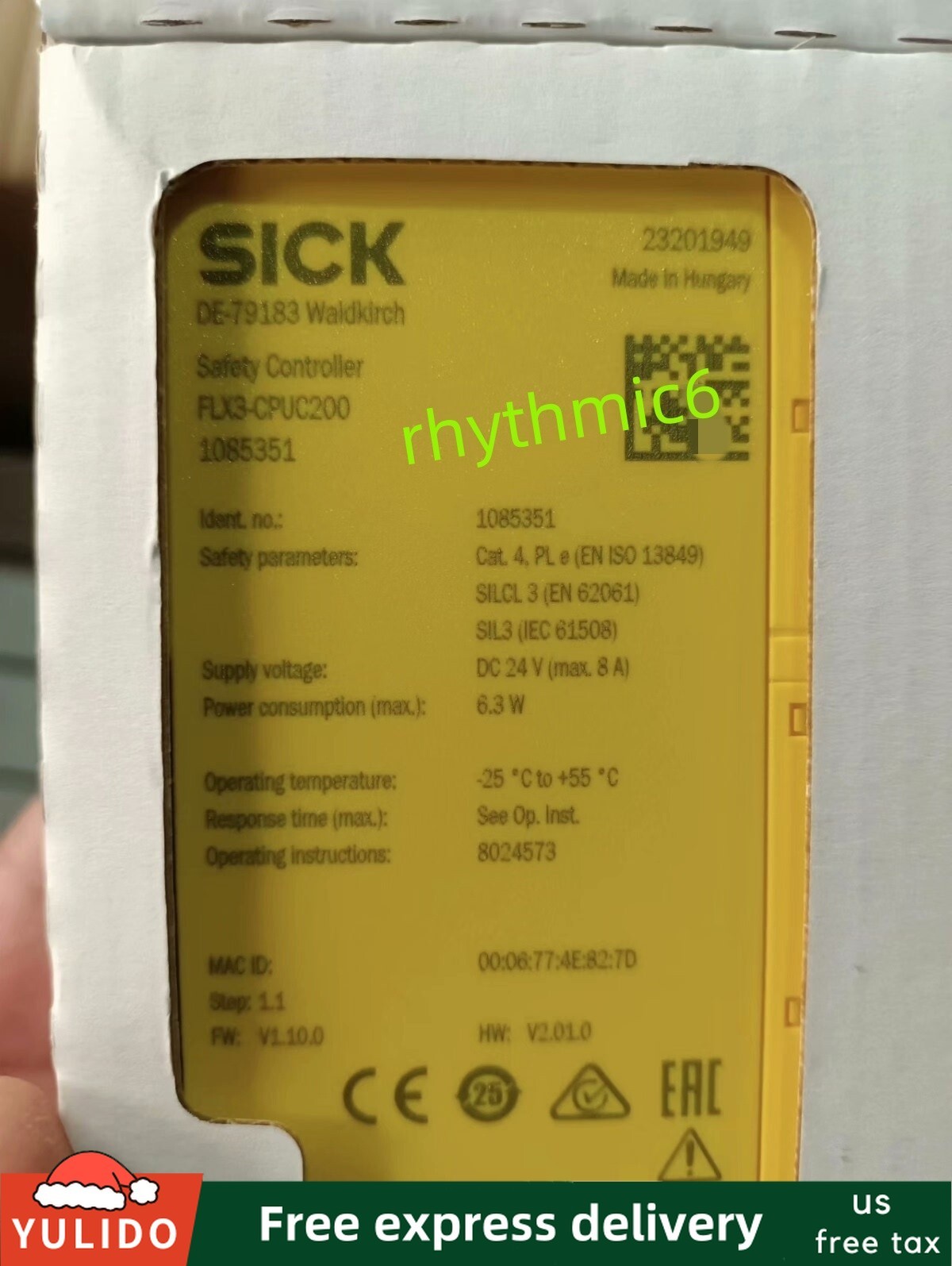 SICK Brand new FLX3-CPUC200 SICK Safety Control Module FLX3-CPUC200