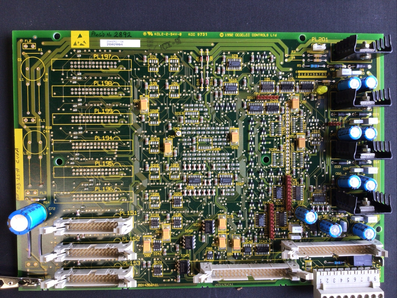 CEGELEC CONTROLS 20X4262 POWER INTERFACE KIT