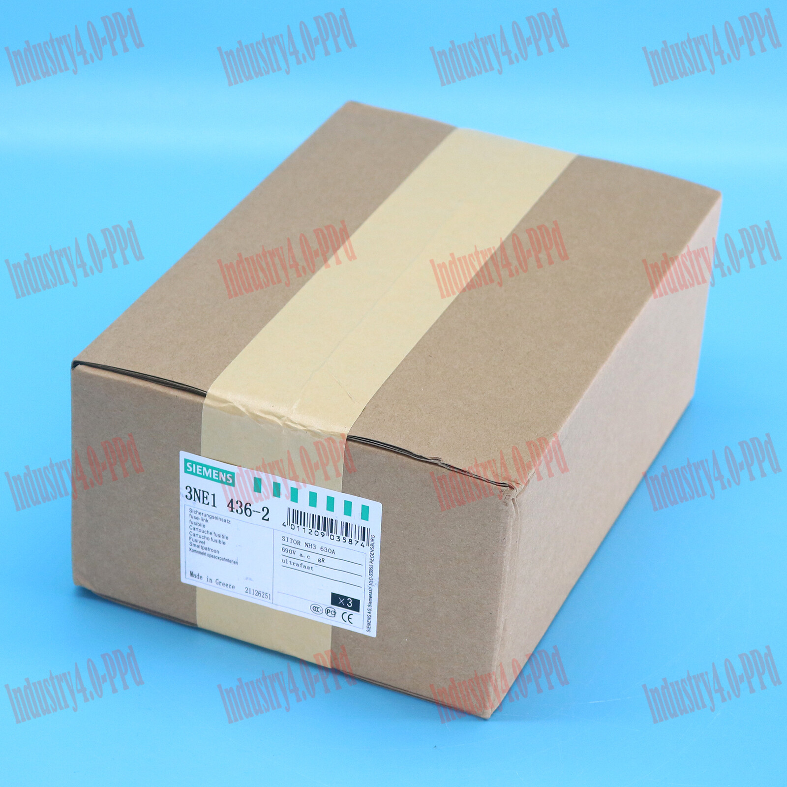 3PC/Box New For Siemens 3NE1436-2 3NE1 436-2 630A 690V Fuse ship DHL#XR