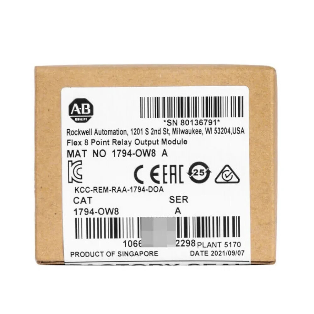 AB 1794-OW8 Ser A Flex 8 Point Relay Output Module 1794OW8 New Factory Sealed US