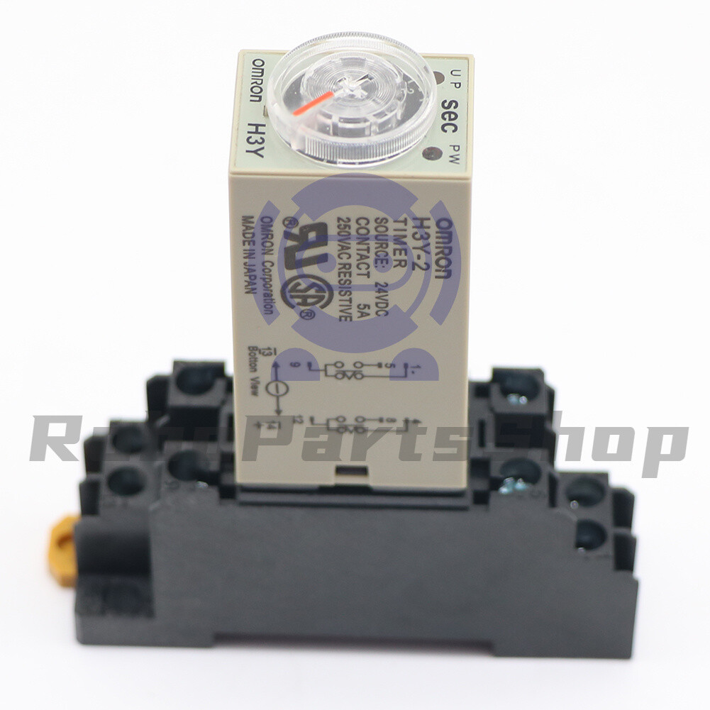 1PCS New Omron H3Y-2 H3Y2 PPower-on Delay Timer Relay 8 Pins /RS