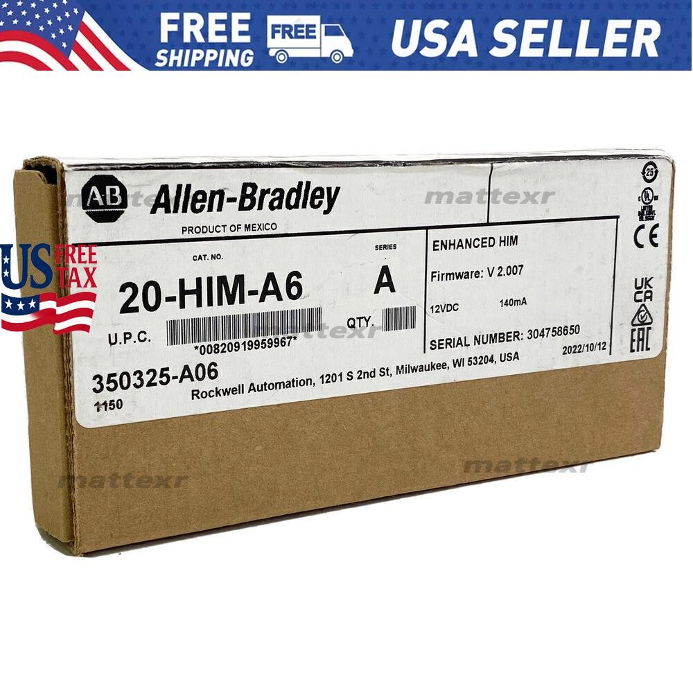 Allen Bradley 20-HIM-A6 PowerFlex HIM FW V 2.007 USA US Free Tax