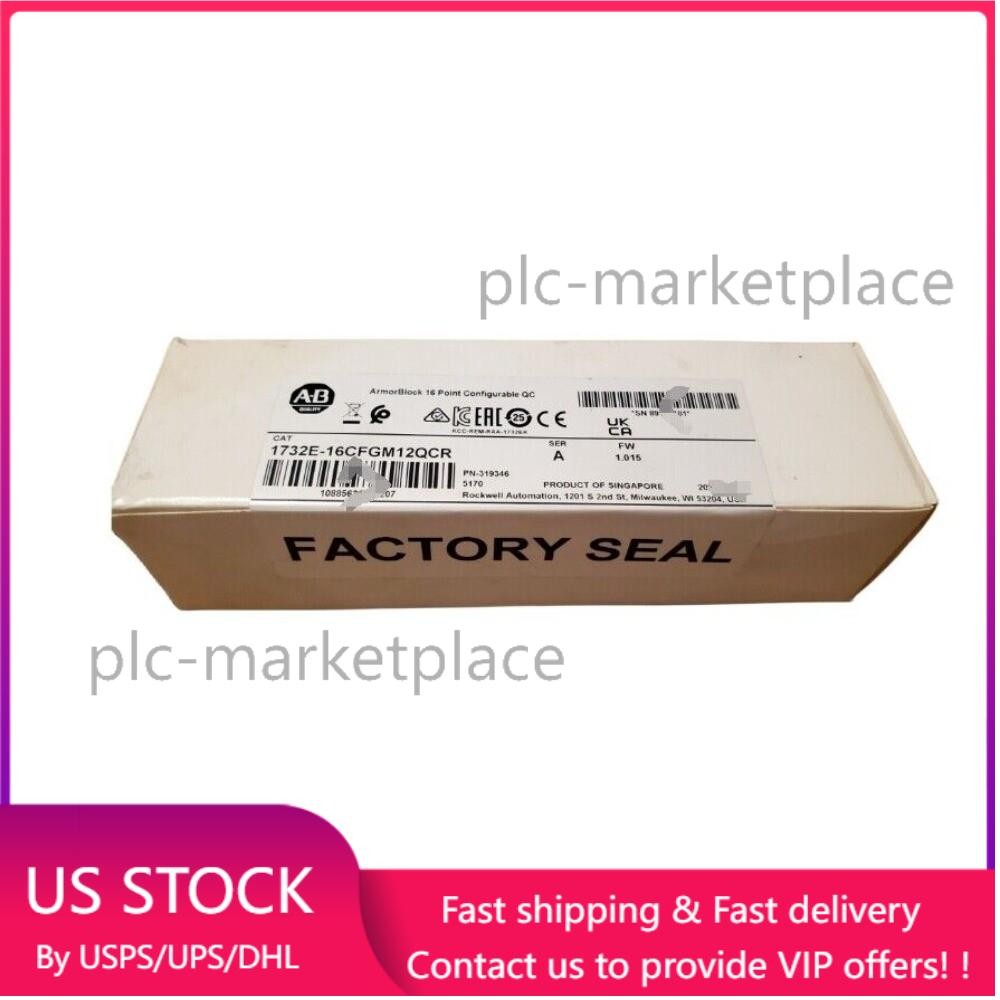 AB 1732E-16CFGM12QCR Allen-Bradley Armor Block Factory Sealed Box US Free Tax