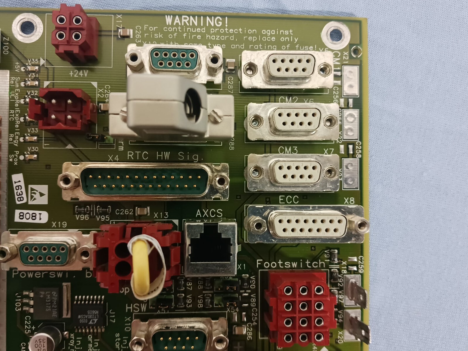 Siemens Axiom Artis Cath Angio Lab PCB Interface Circuit Board – 5651810 X2267