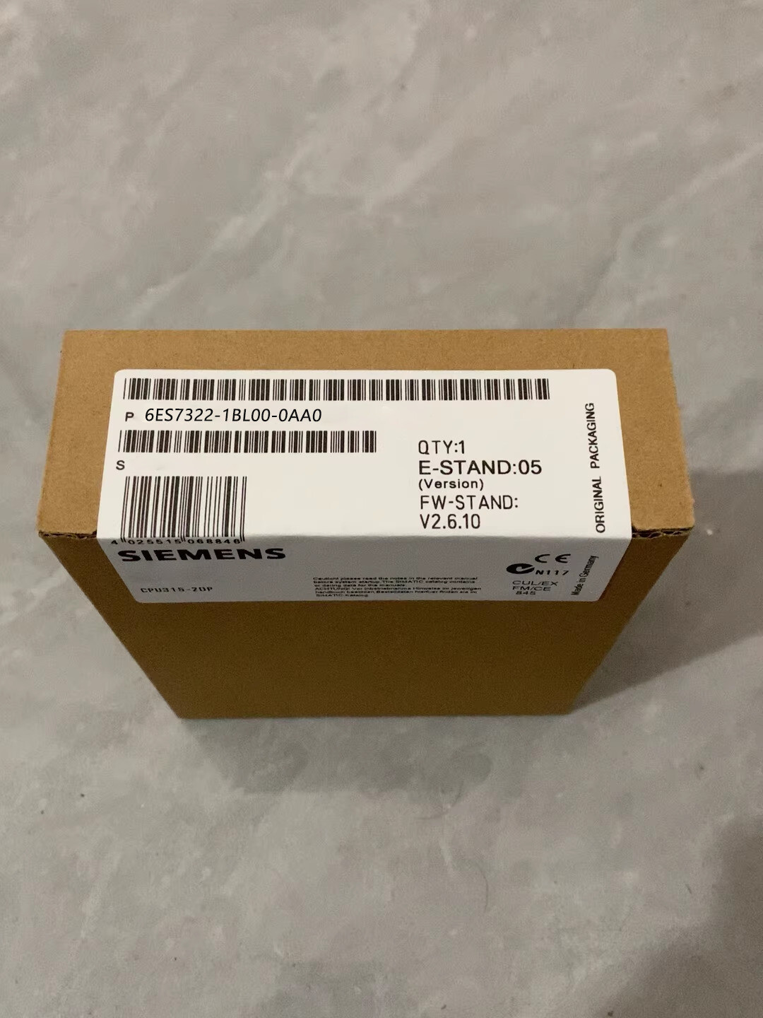 6ES7 322-1BL00-0AA0 New Siemens SIMATIC S7-300 Output Module 6ES7322-1BL00-0AA0