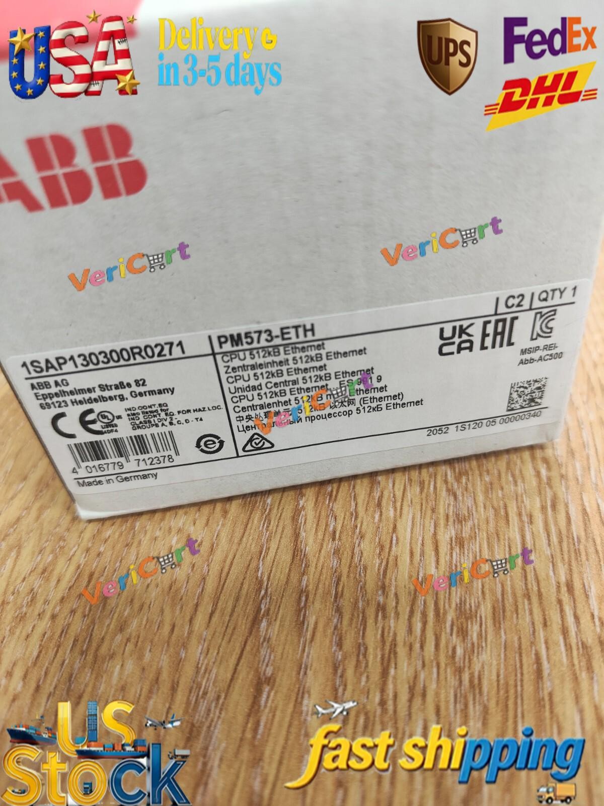 ABB PLC PM573-ETH CPU 1SAP130300R0271