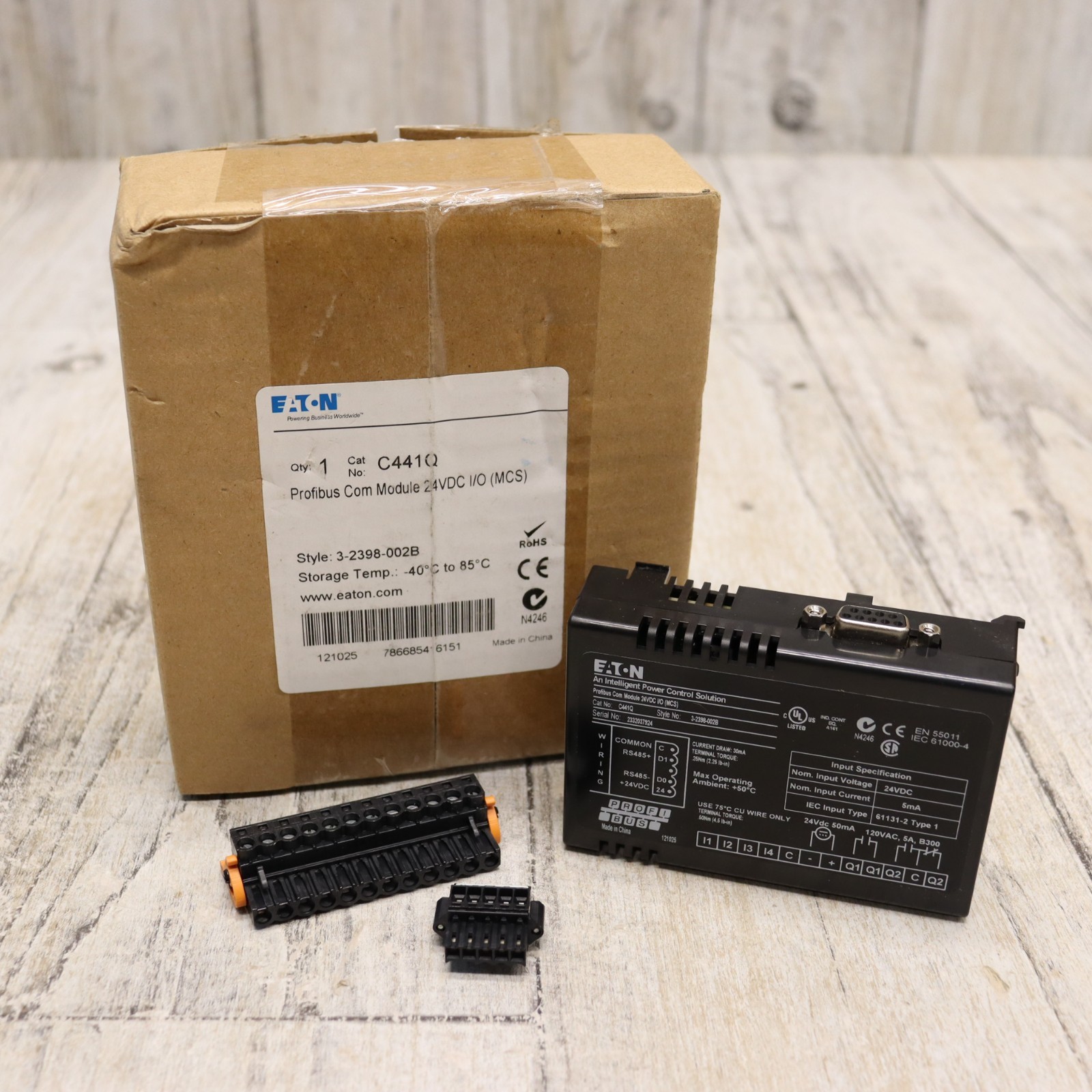 EATON CUTLER HAMMER C441Q Profibus Communications Module I/O (MCS) 3-2398-002B