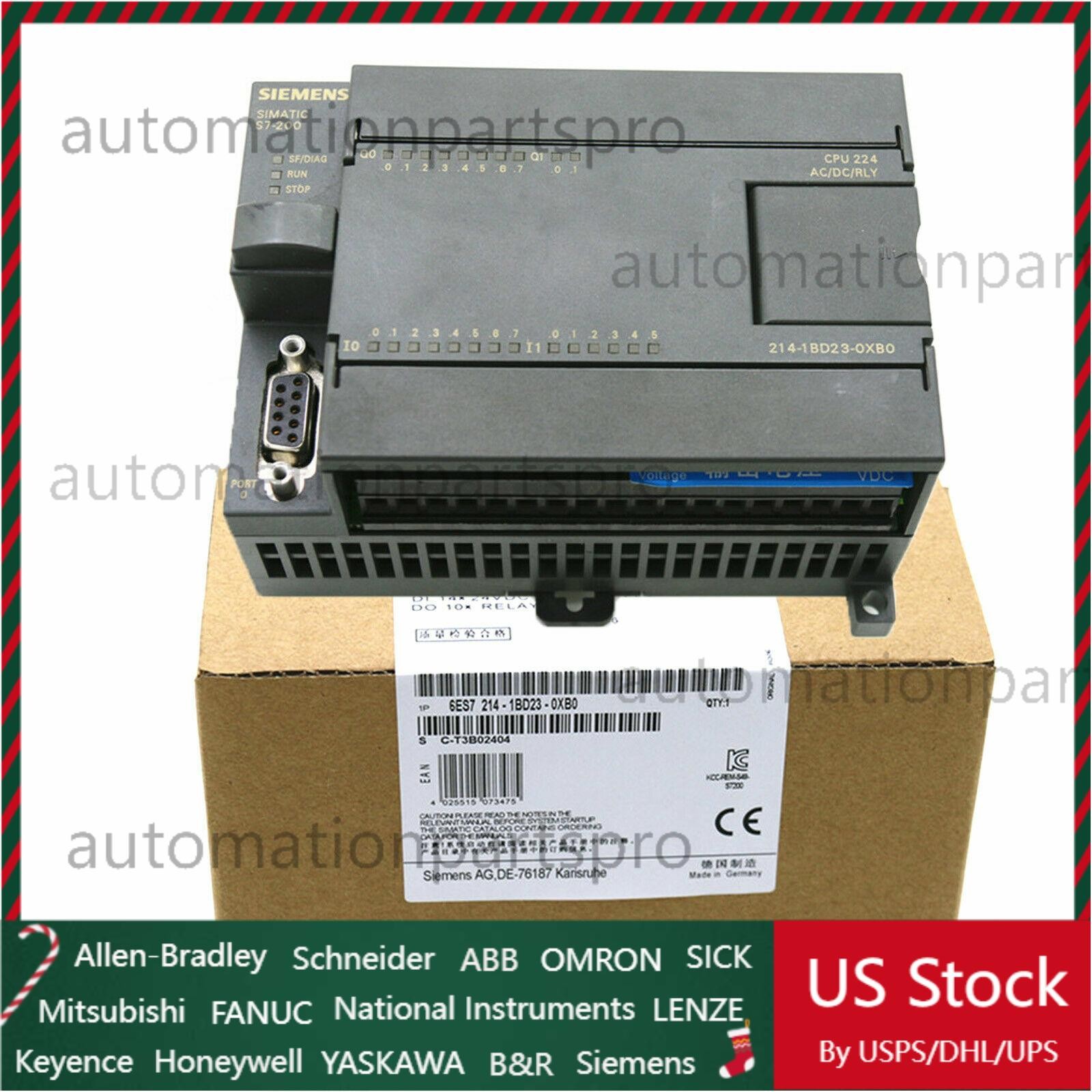 NEW SIEMENS 6ES7 214-1BD23-0XB0 6ES7214-1BD23-0XB0 CPU Module Made In Germany