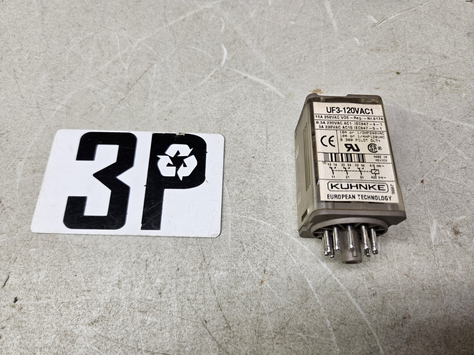 KUHNKE UF3-120VAC1 Relay