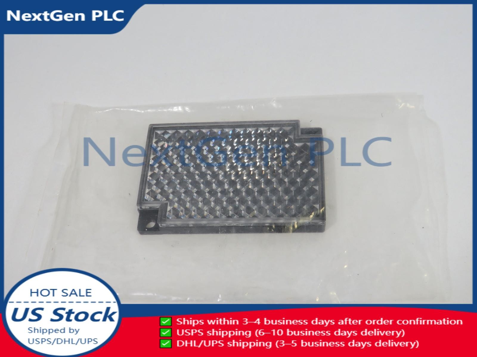 Omron E39-R1 Black Acrylic Reflector for Retroreflective Sensor ! NWB !