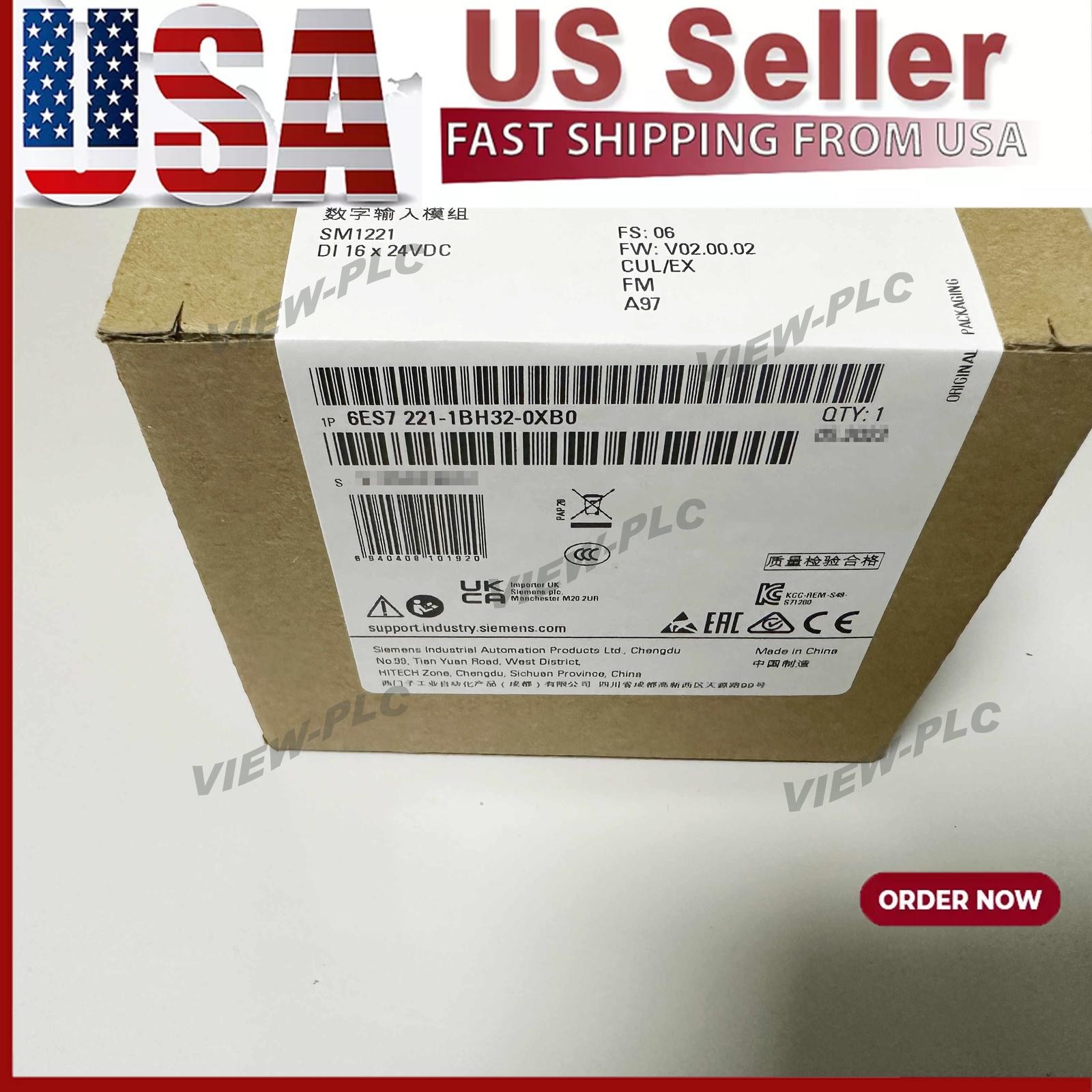New Siemens 6ES7221-1BH32-0XB0 6ES7 221-1BH32-0XB0 S7-1200 Digital input SM 1221
