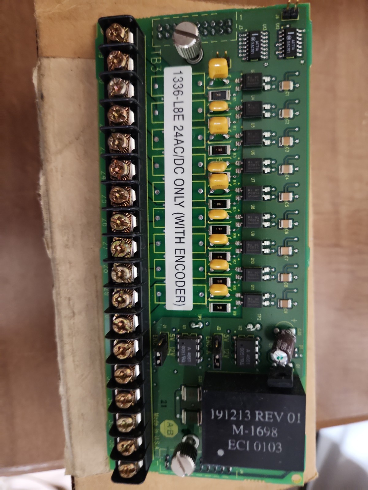 Allen Bradley 1336-L8E AC Drive Control Interface Board AB 1336L8E 74103 1336E
