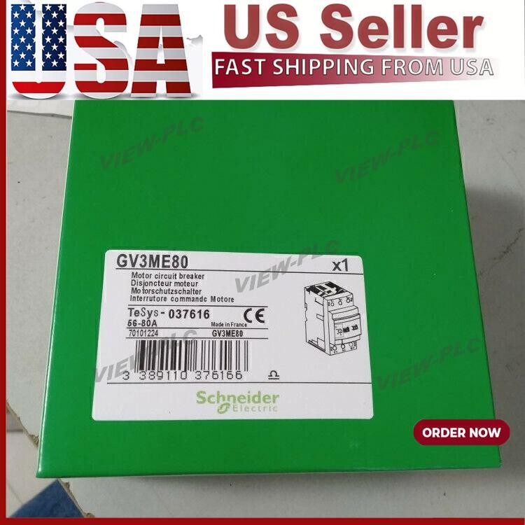 New Schneider GV3-ME80 Motor Circuit Breaker 56-80A GV3ME80 Shipping US Free TAX
