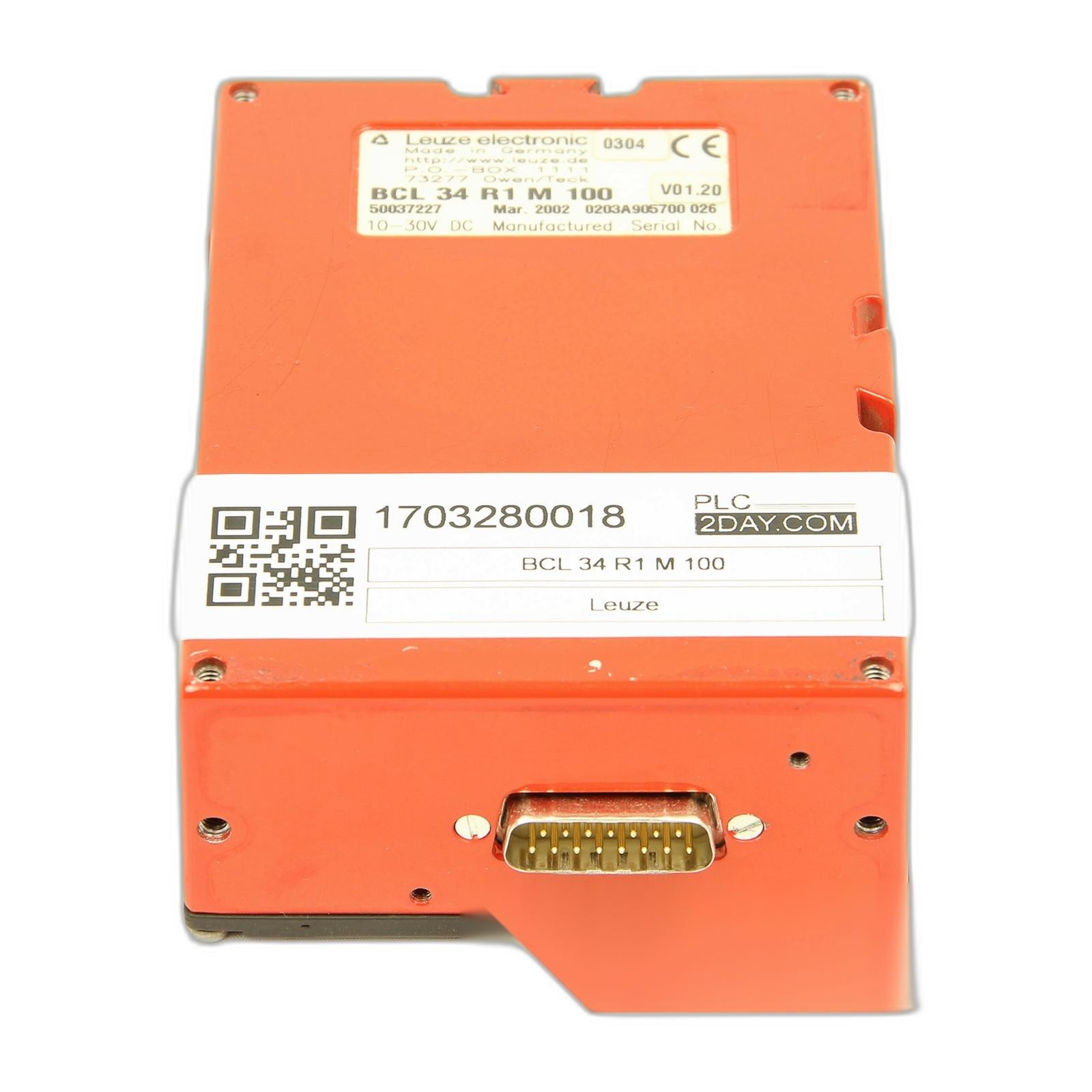 LEUZE BCL 34 R1 M 100 50037227 10-30V DC Barcode Used in stock at PLC2DAY