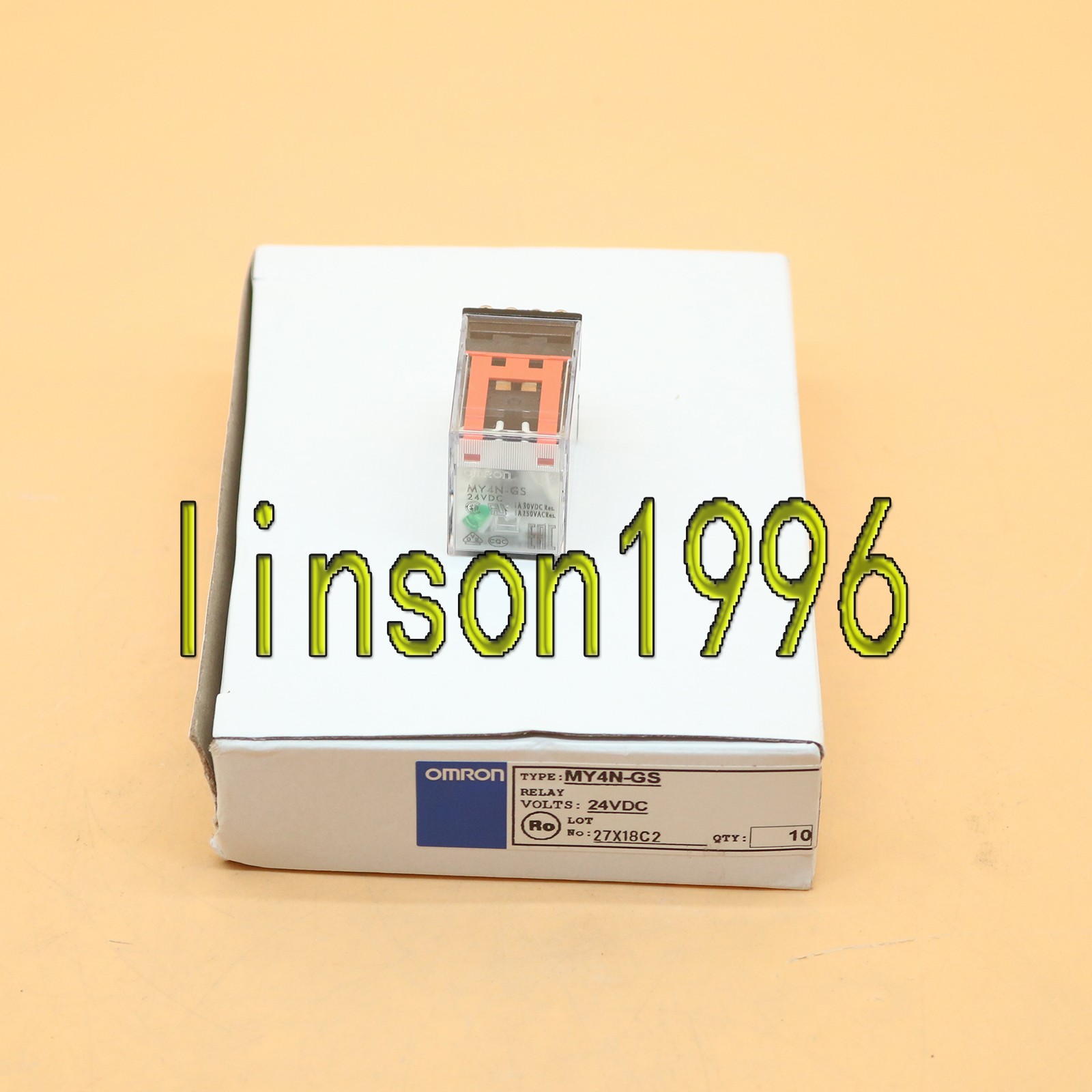 1box/10pcs new Omron small relay MY4N-GS 24VDC 1 year warranty