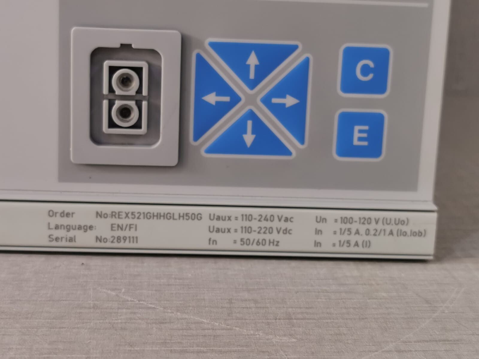 REX521 ABB REX521GHHGLH50G Motor Protection Relay – NEW NO BOX