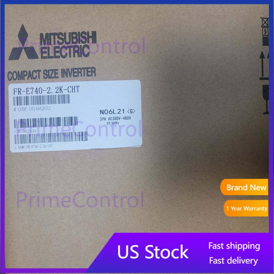 FR-E740-2.2K-CHT NEW MITSUBISHI COMPACT FREQUENCY INVERTER PLC MODULE