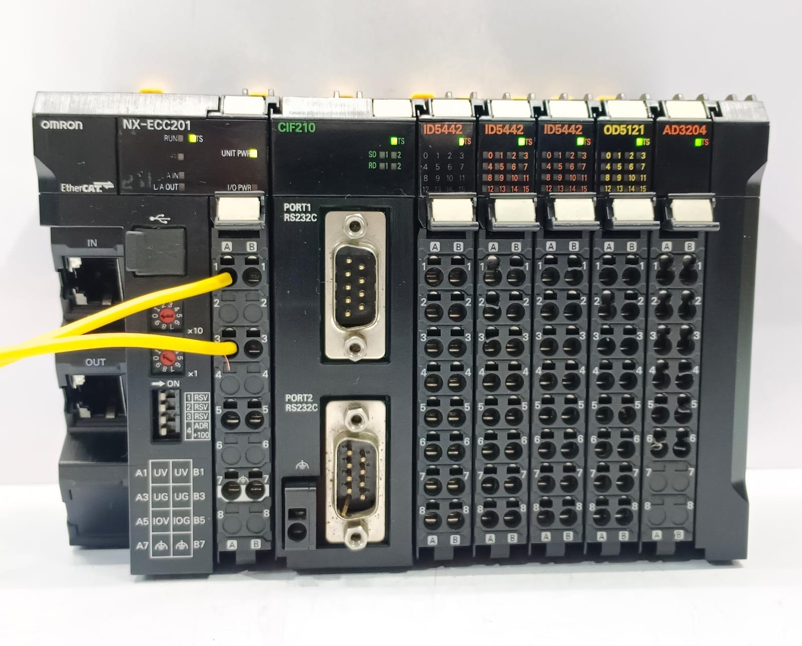 (Lot 8x)OMRON NX-END01, NX-OD5121, (3)NX-ID5442, NX-ECC201, NX-CIF210, NX-AD3204