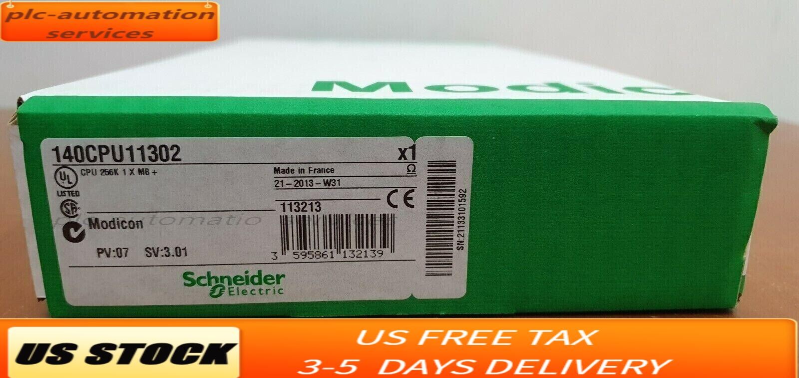 In Box 140CPU11302 140-CPU-11302 PLC Controller CPU Module US Free TAX