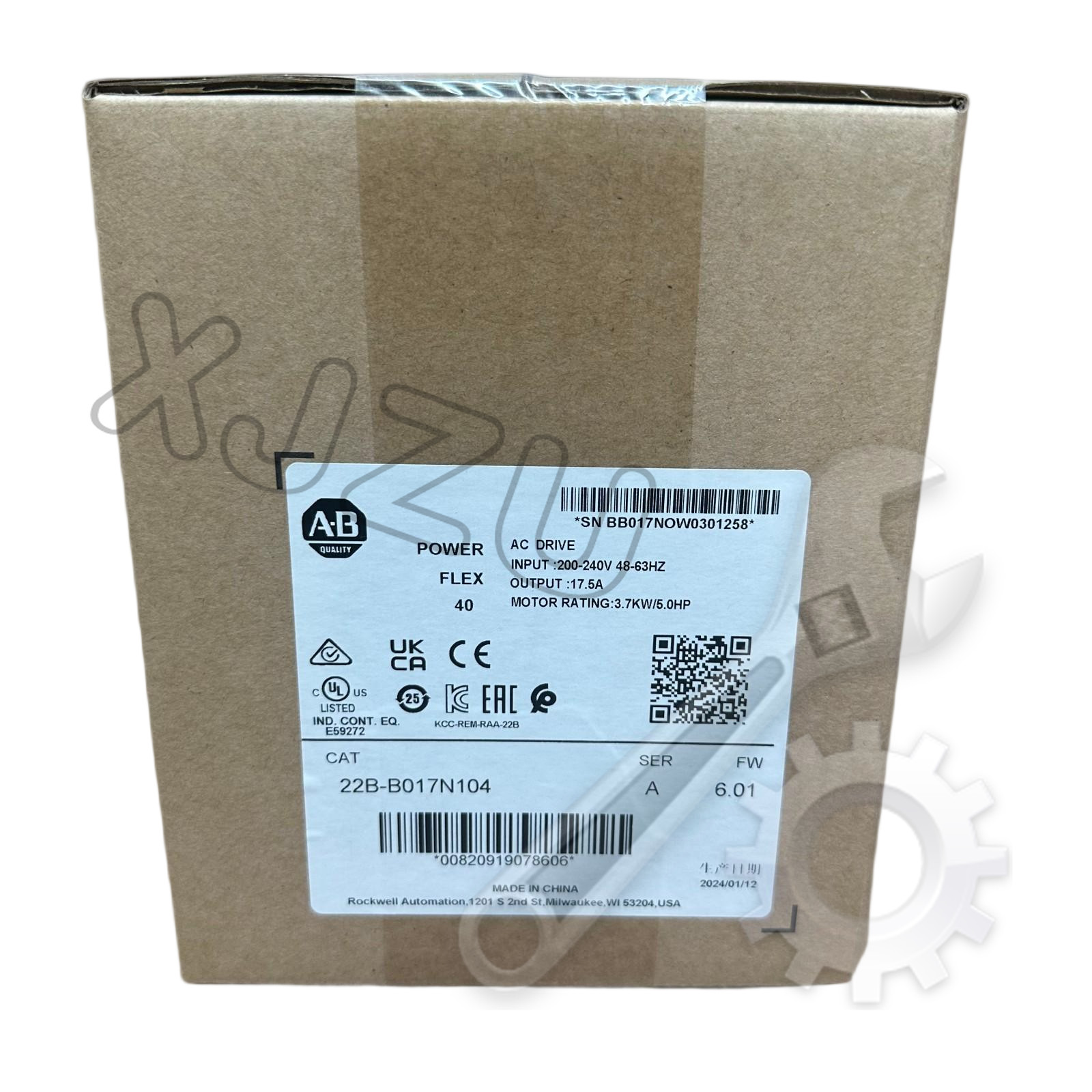 22B-B017N104 AB PowerFlex 40 AC Drive New Spot Goods Fast Shipping XHKC