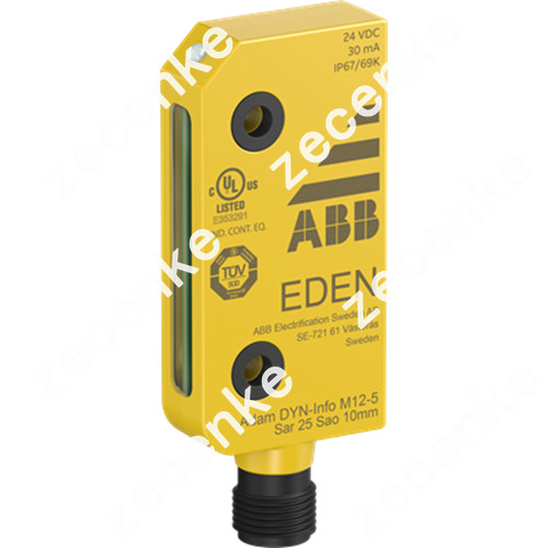 ABB 2TLA020051R5100 Safety Sensor, Eden Adam DYN-Info M12-5