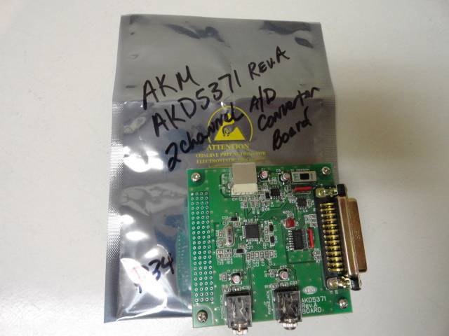 AKM AKD5371 Board, 2 Channel 16-bit A/D Converter w/USB-I/F Stereo R44-9