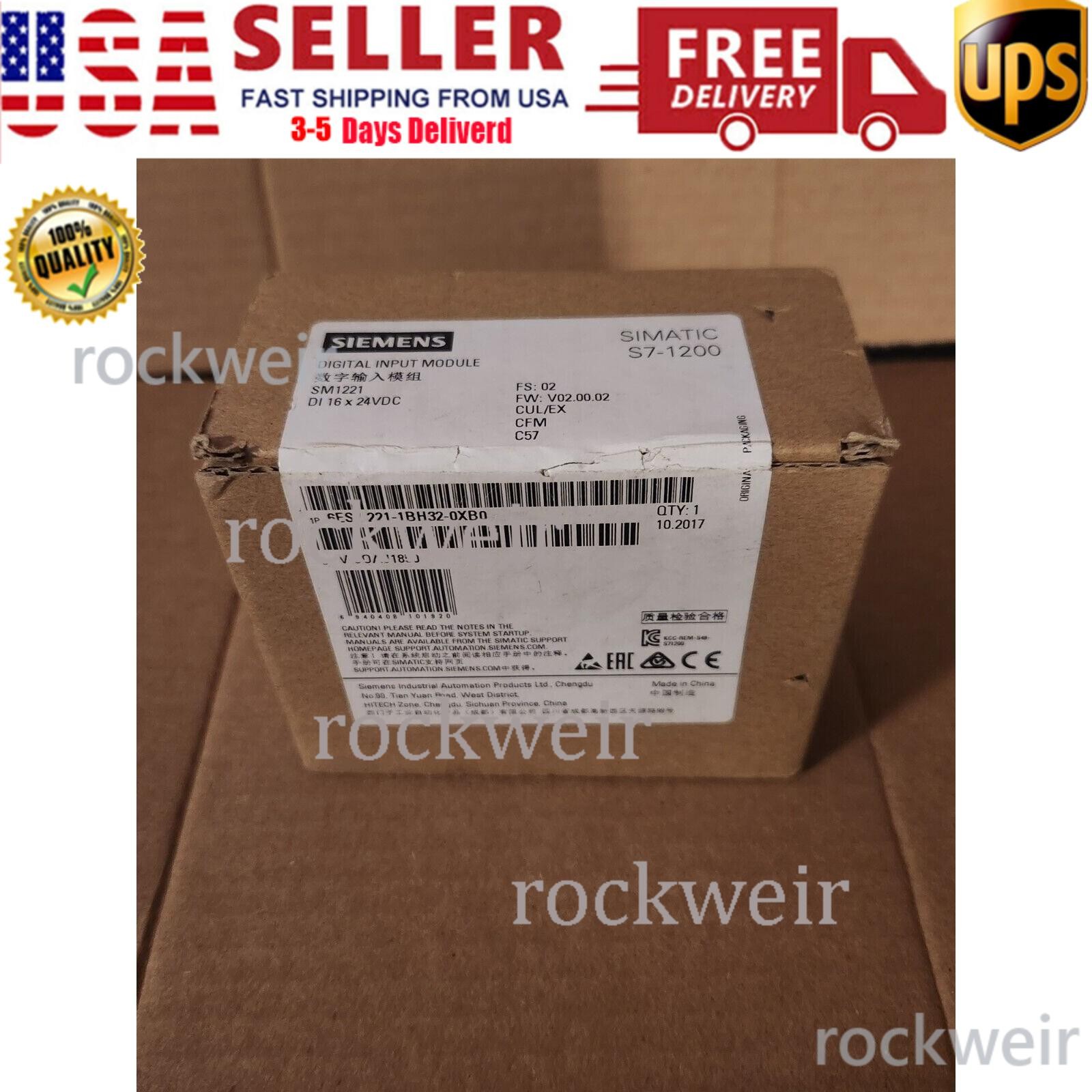 New Siemens S7-1200 Digital input SM 1221 6ES7221-1BH32-0XB0 6ES7 221-1BH32-0XB0
