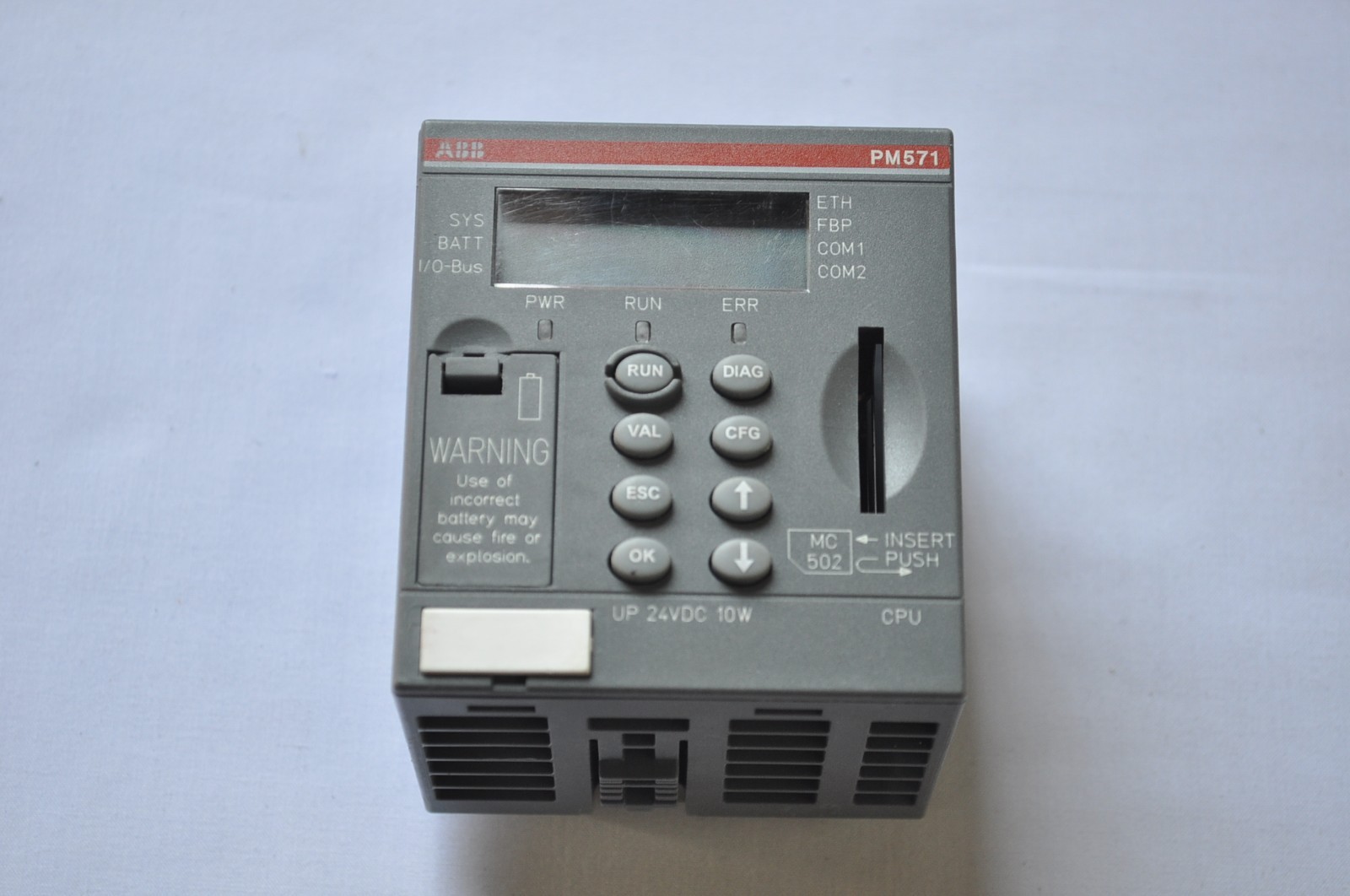 ABB PM571-ETH C2 Central Processing Unit 64kb Ethernet 1SAP130100R0170