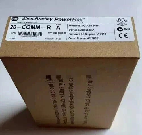 New Allen-Bredley 20-COMM-R /A PowerFlex Remote I/O Communication Adapter