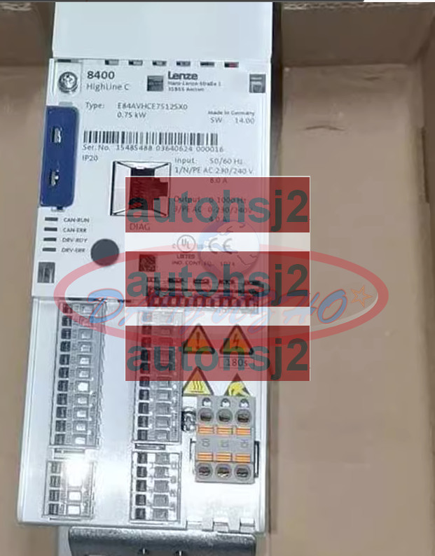 1PCS E84AVHCE7512SX0 Lenze Inverter 0,75kW New In Box