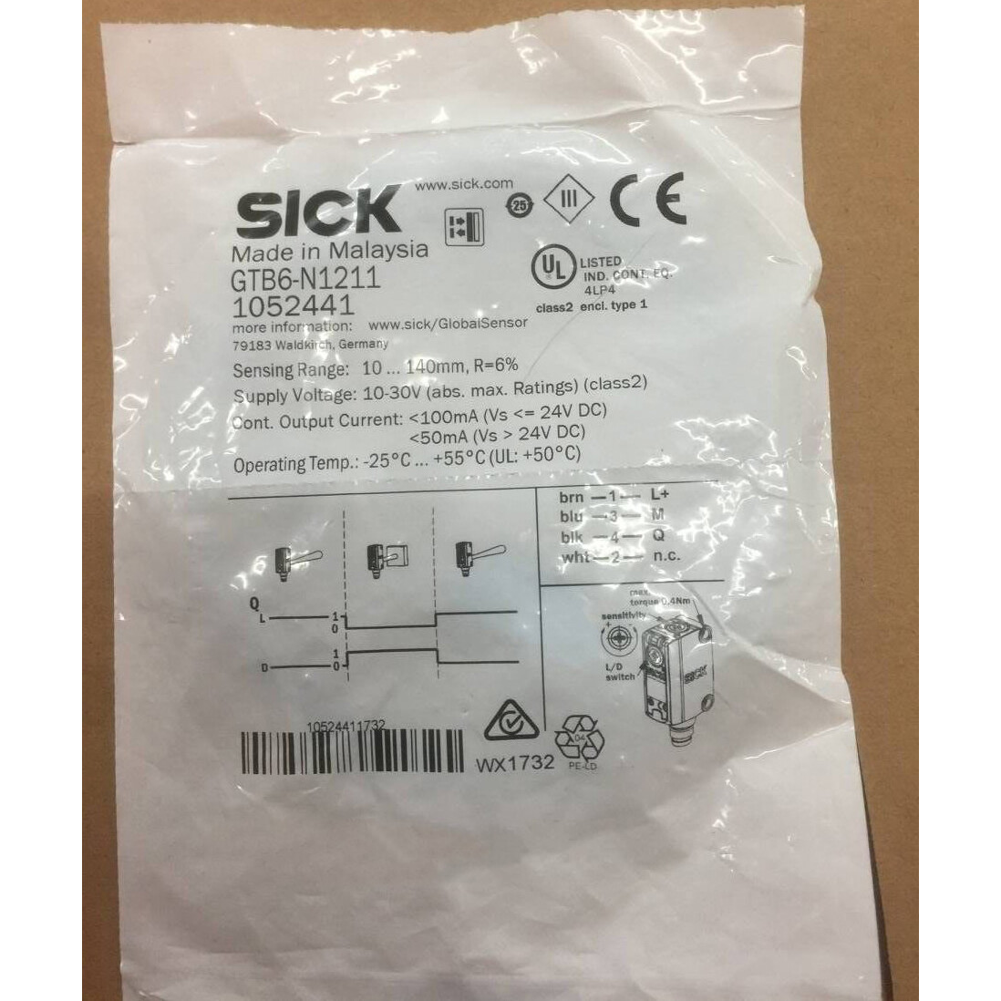 New SICK GTB6-N1211 Photoelectric Sensor Free Shipping GTB6N1211 #XP