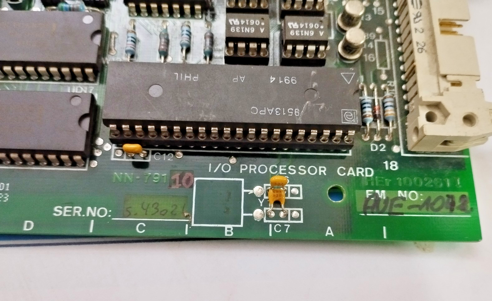 Norcontrol NN-791.10 I/O Processor Card HER 100261 Marine System Control Module