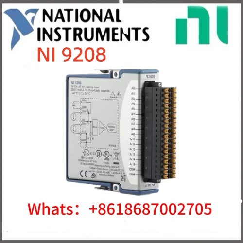 USD NI 9208 Analog Input Module 785041-01 Test passed US