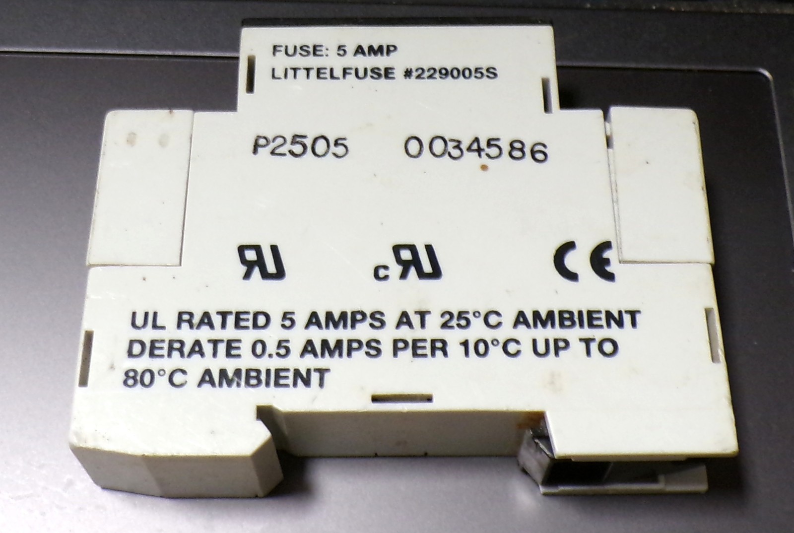 CROUZET GORDOS GMS-OAC LittelFuse #229005S 12-280VAC 5A 50/60HZ 84130105 USED