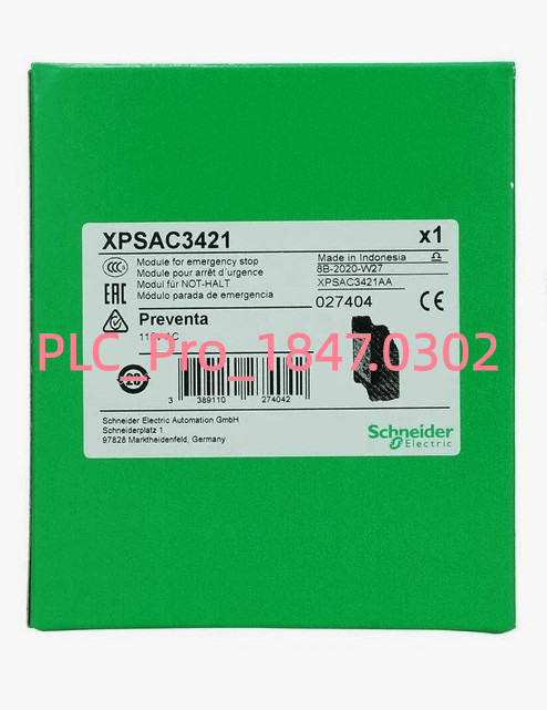 XPSAC3421 1PCS Brand New Schneider XPSAC3421 Safety Relay Fast delivery