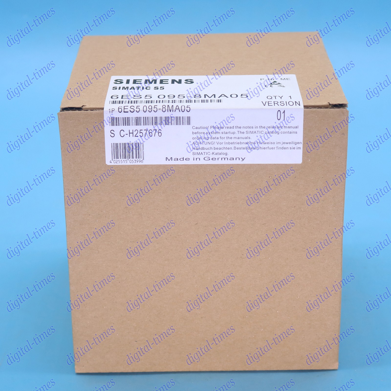 NEW SIEMENS 6ES5 095-8MA05 6ES5095-8MA05 Programmable Controller SPOT STOCK