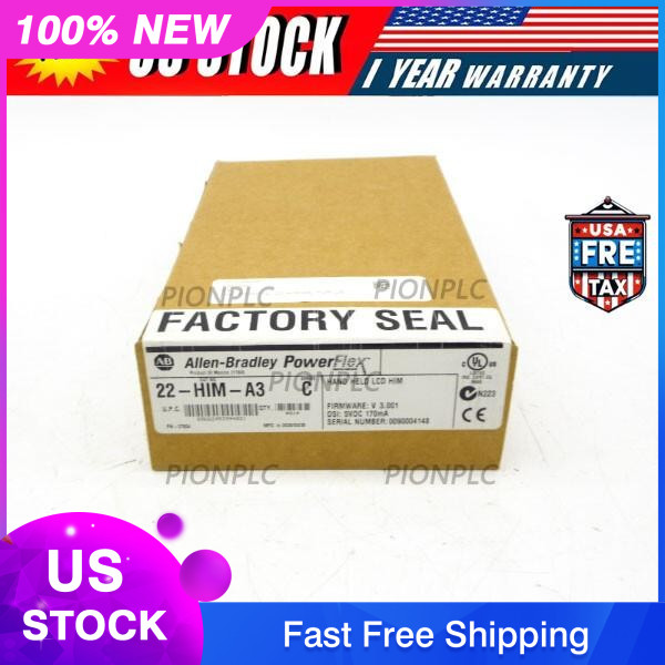 NEW ALLEN BRADLEY 22-HIM-A3 SER. C F/W V3.001 5VDC NSFS 22HIMA3 US Free Tax