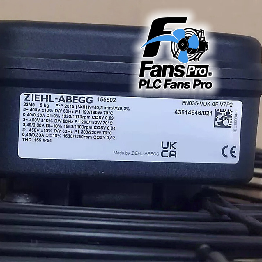 1PCS New ZIEHL-ABEGG FN035-VDK.0F.V7P2 Axial Fan FN035-VDK.0F.V7P2 Fast Ship