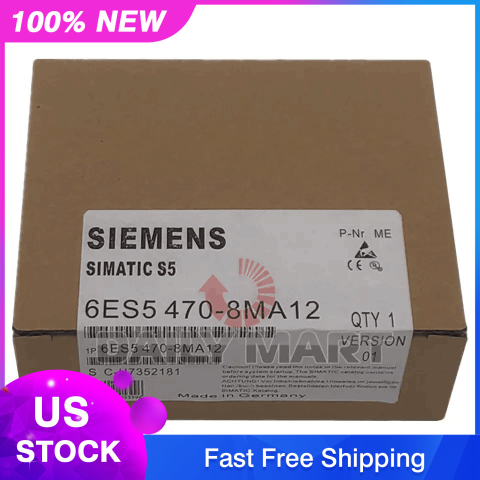 New In Box SIEMENS 6ES5470-8MA12 6ES5 470-8MA12 PLC CPU Module