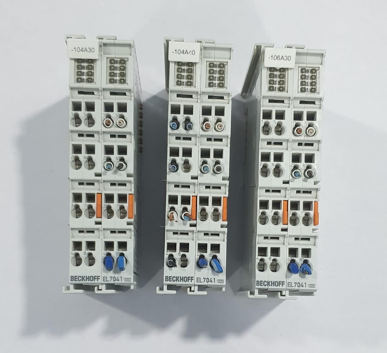 3 PIECE LOT | BECKHOFF | EL7041 0000 | STEPPER MOTOR TERMINAL, TESTED OKAY