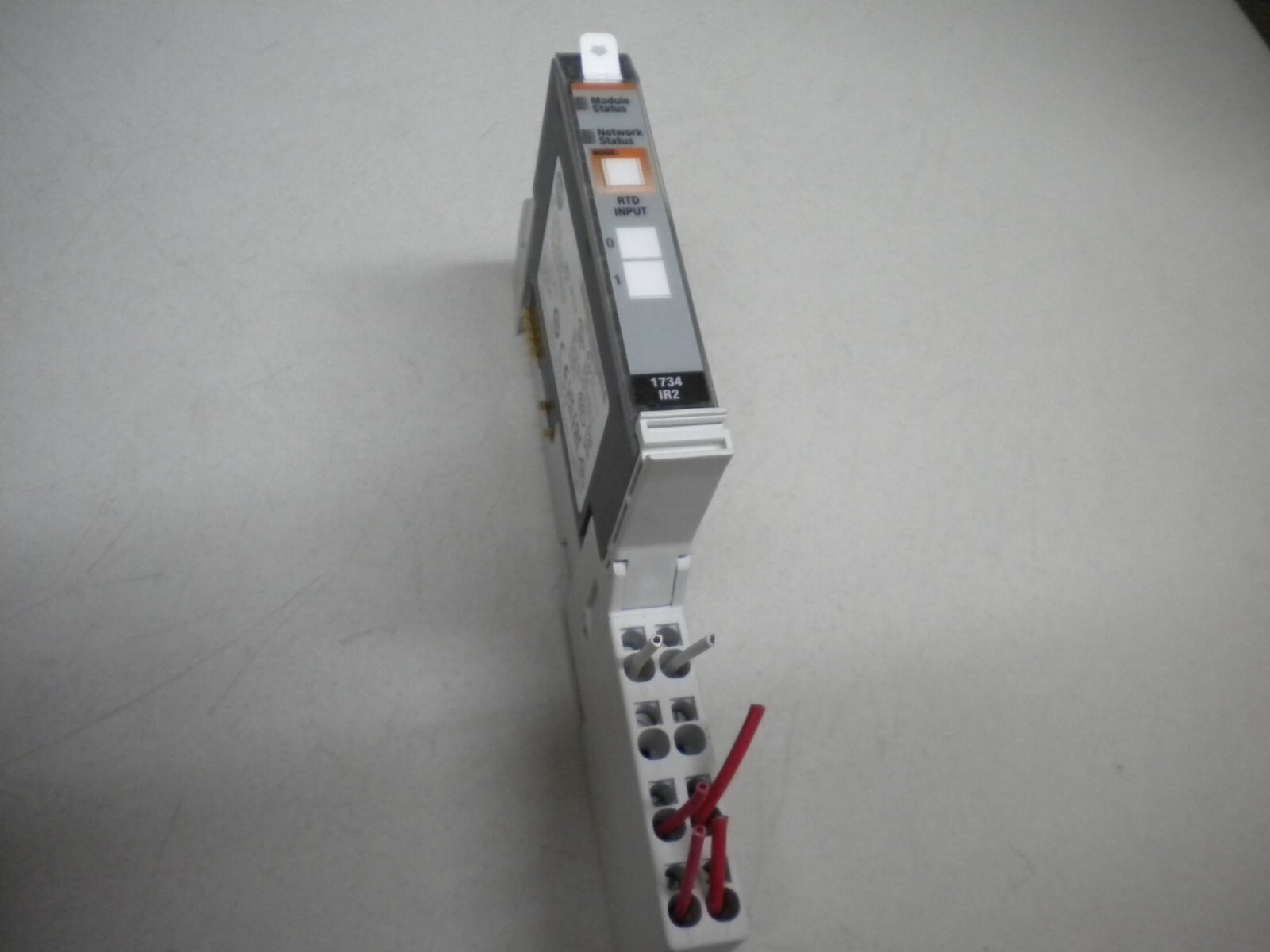 Allen Bradley 1734-IR2 – 2 Channel RTD Input Module on Din Rail Mount Base