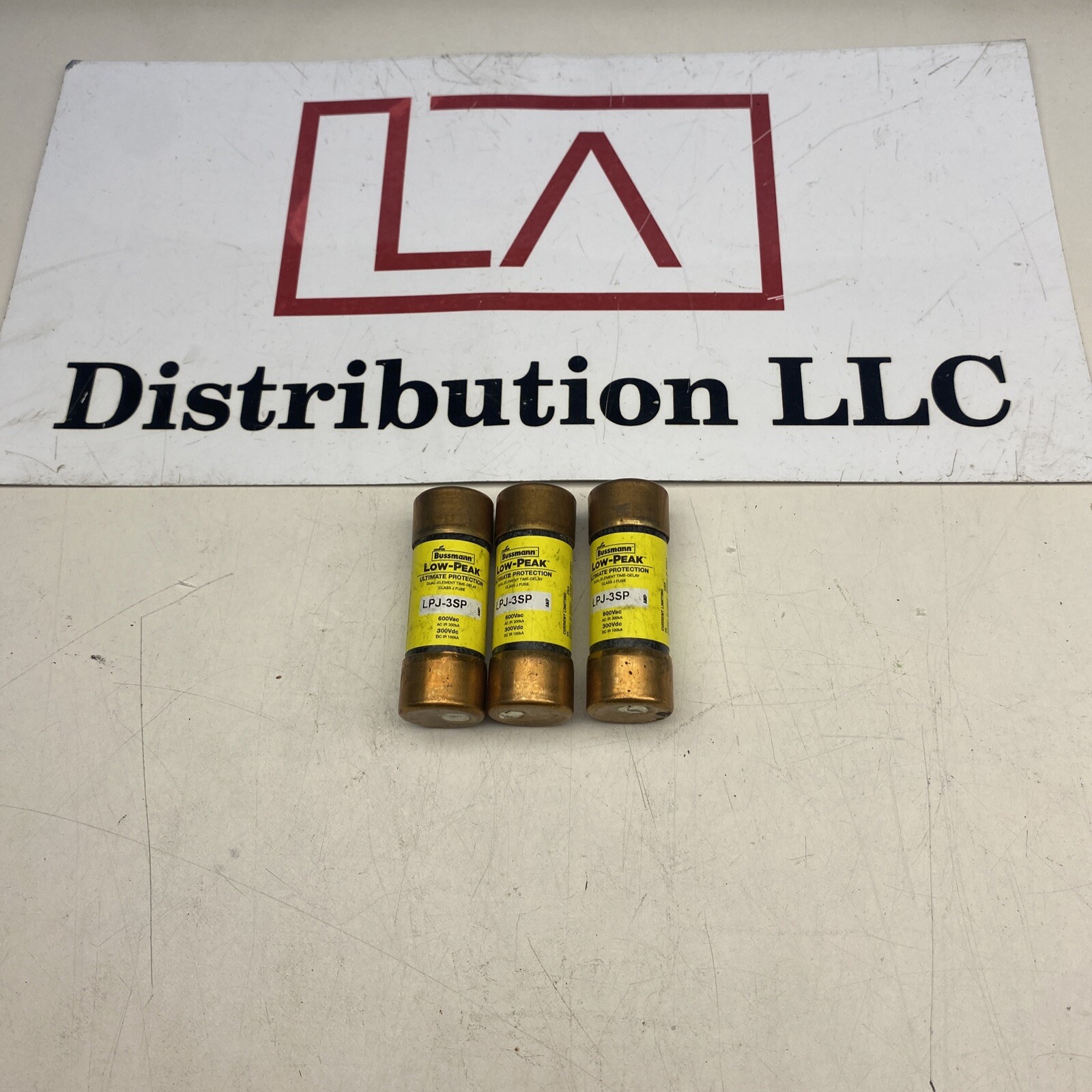 Lot of 3 Cooper LPJ-3SP Time Delay Fuse