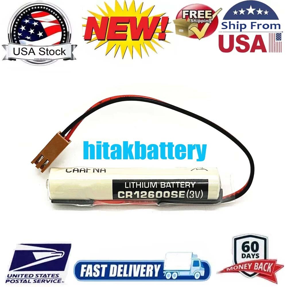PLC Battery for CR12600 CR12600SE 259A9195-P1 259A9534-P1 3V 1600mAh CR12600SE