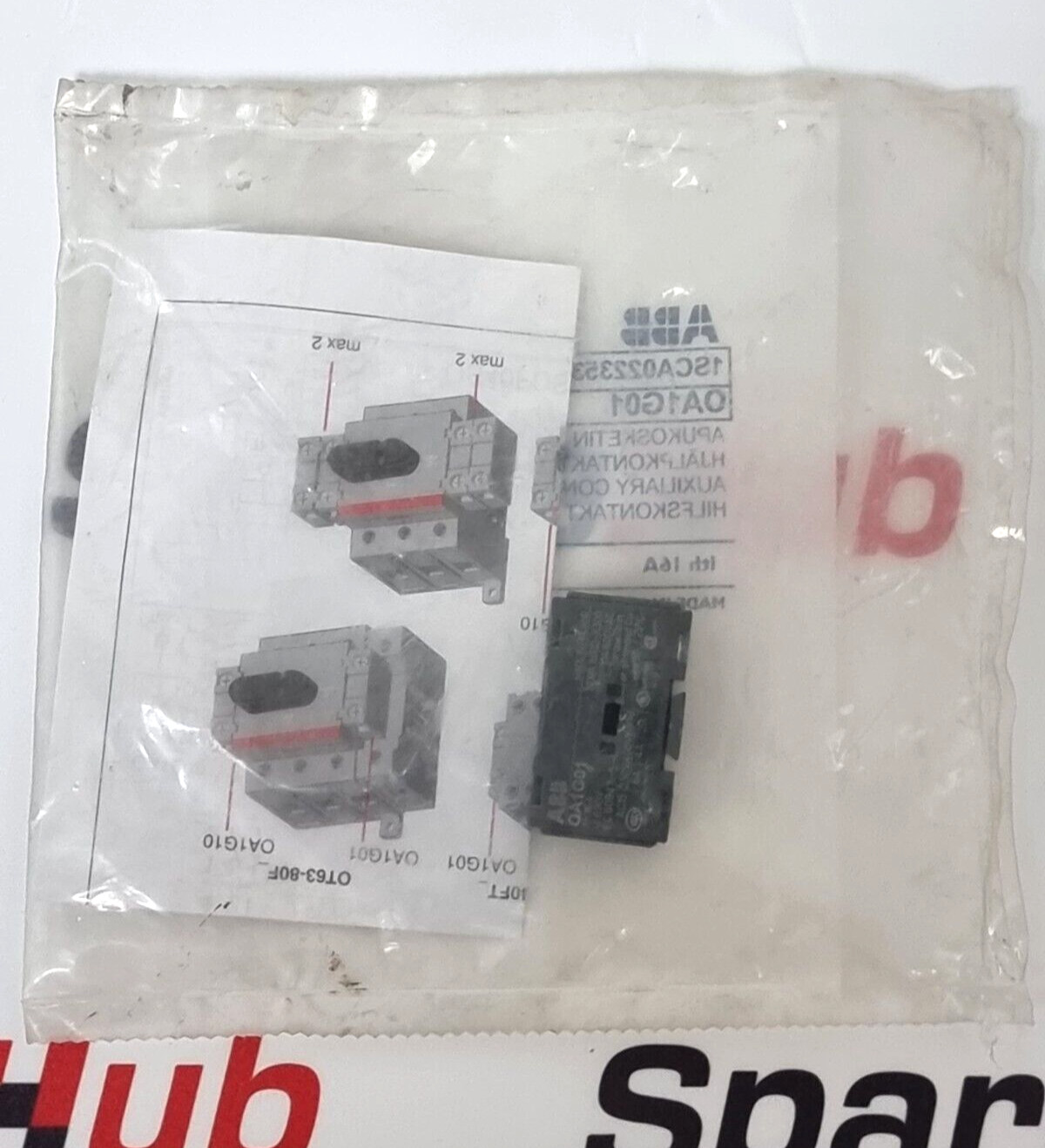 ABB OA1G01 Auxiliary Contact 1SCA022353R4890 (12Pcs in 1 lot)
