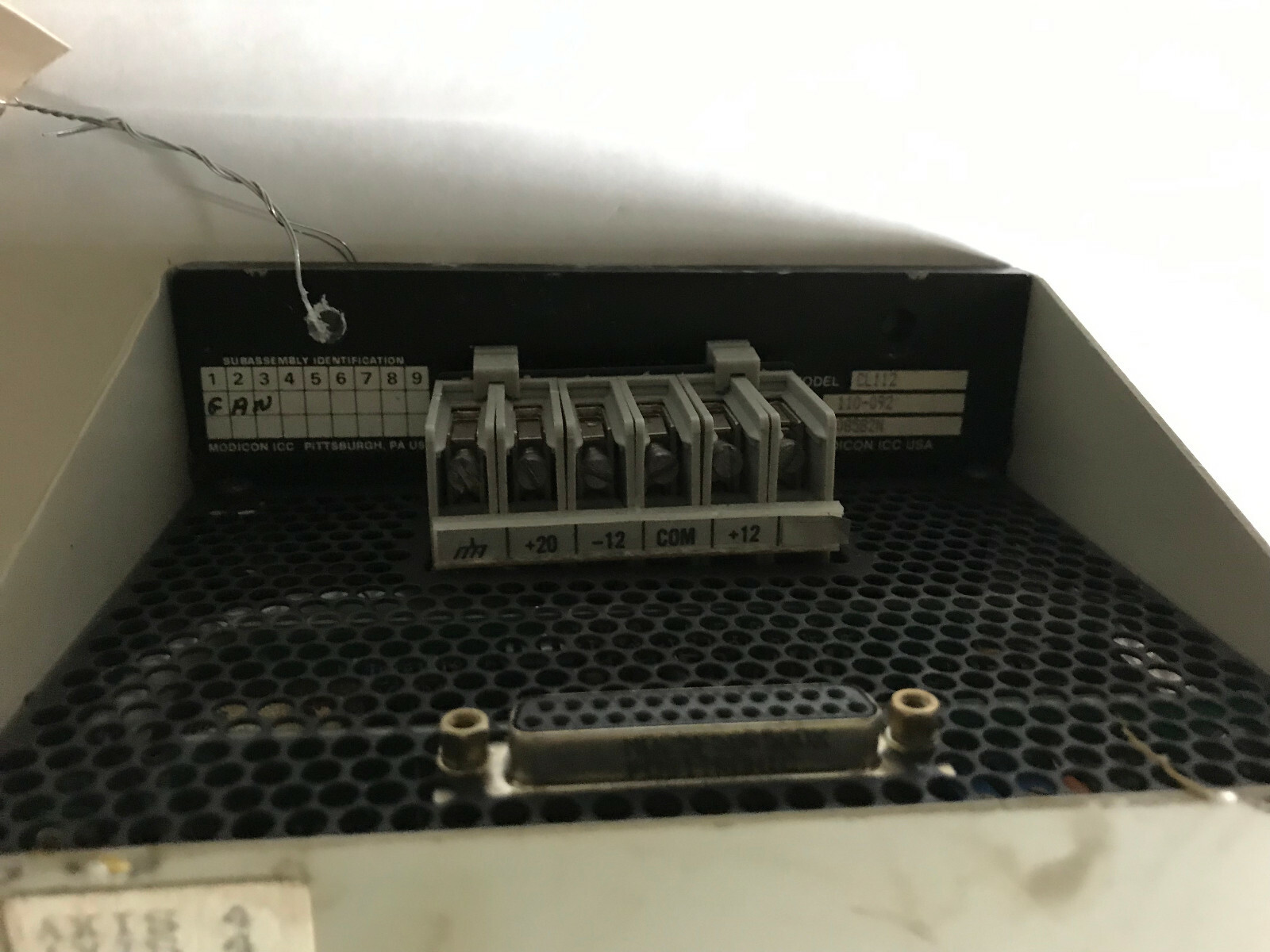 MODICON CL112 CYBERLINE 1000 SERVO DRIVE CONTROLLER,MODICON 110-092,SF