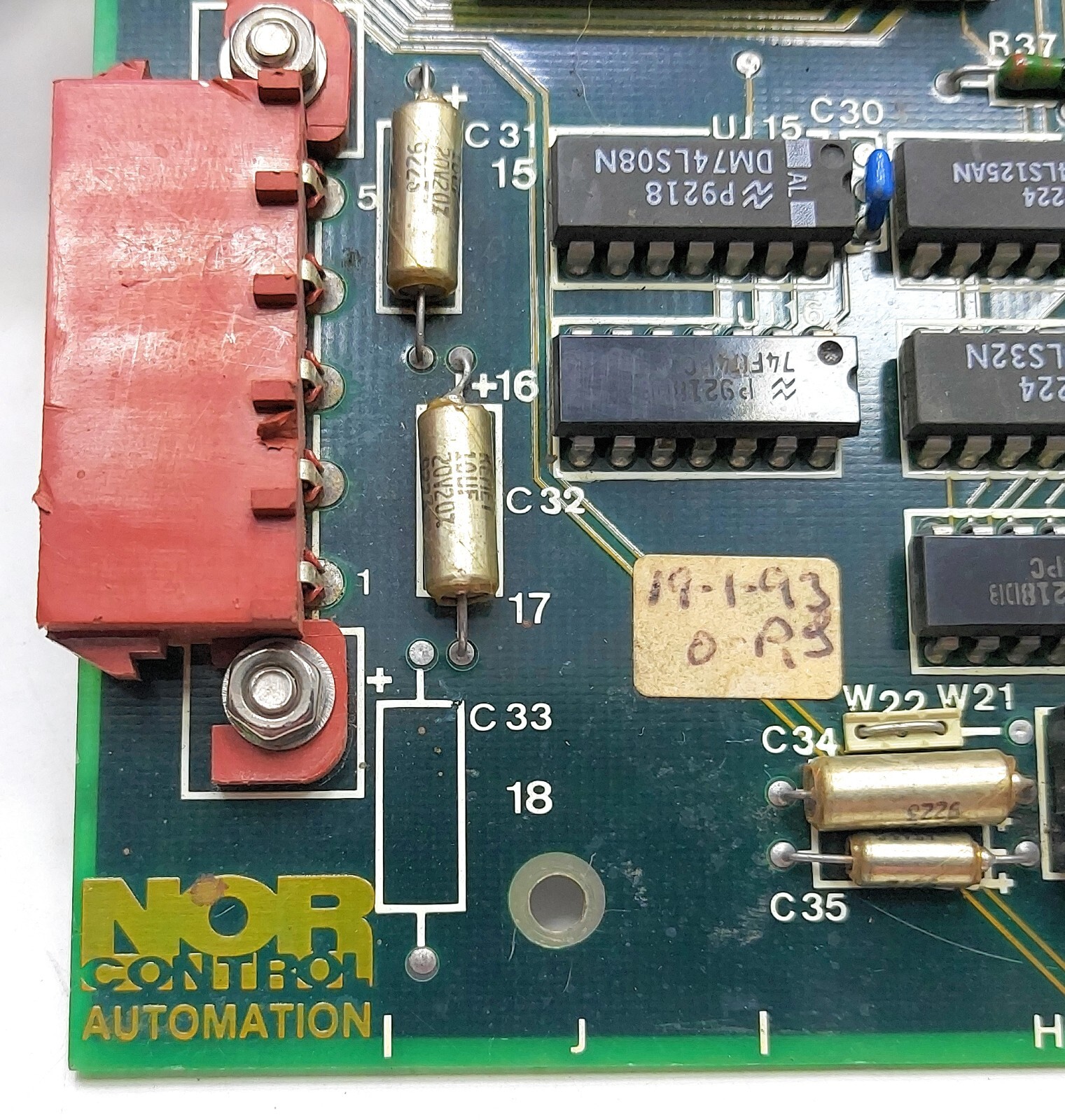 Nor Control NN-791 HEr100261H I/O Processor Card 0366